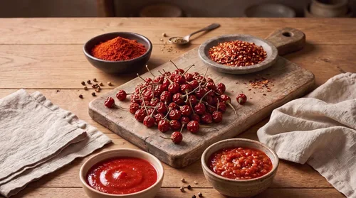 Vista 3 de Magic Plant - Cápsulas enteras secas con chile Wiri Red Wiri, 4 onzas, 100K – 350K SHU – chiles secos, pimientos cerezas picantes, chile rojo