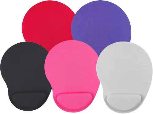 Vista 4 de Alfombrilla de mouse ergonómica con soporte para muñeca, alfombrilla de mouse de gel con reposamuñecas, alfombrilla de mouse portátil y cómoda