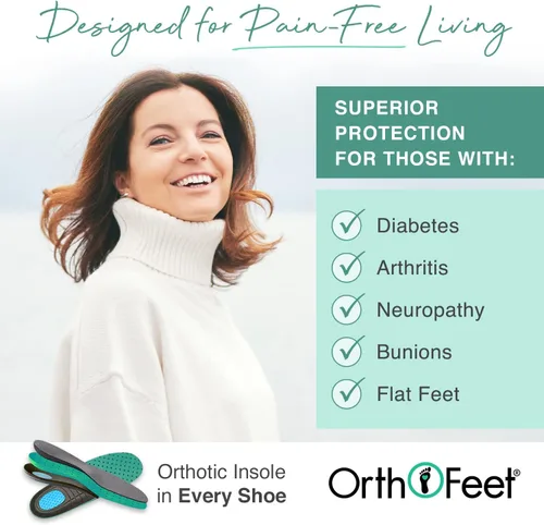 Vista 4 de Orthofeet Botas ortopédicas de gamuza Florence para mujer