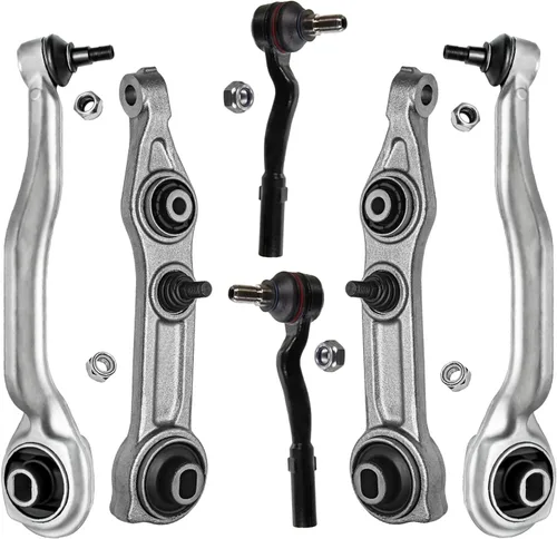 Vista 169 de Detroit Axle - Kit de extremo delantero para Chrysler 300 Dodge Charger 2011-2023 Challenger, 2 Lower Rearward Control Arms 2 Outer Tie Rods 2