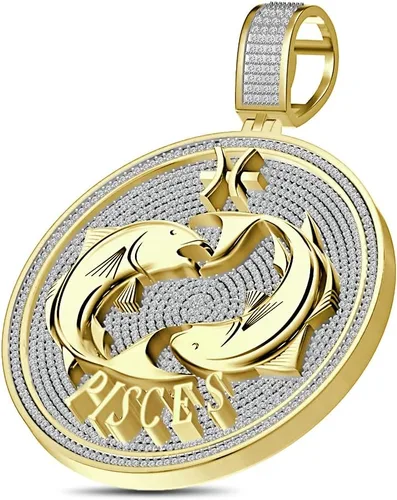 Vista 3 de VVS1 - Diamante de moisanita natural de 2.50 unidades auténticas, 1.09 oz, signo de nacimiento del zodiaco de la suerte, astrología, horóscopo, dije