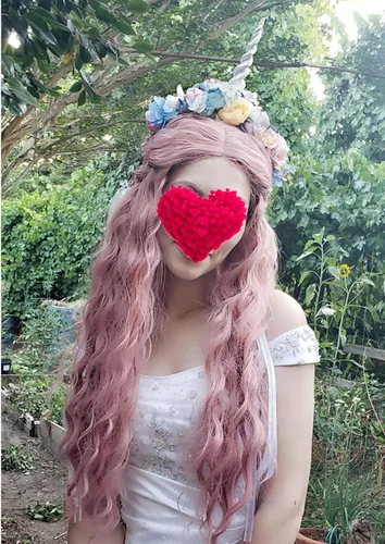 Vista 6 de Diadema de flores ajustable, guirnalda floral, corona de flores, halo, tocado bohemio con cinta, fiesta de boda, talla única