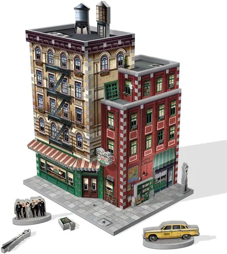 Vista 12 de Wrebbit3D Friends - Rompecabezas 3D modelo de Central Perk 440 piezas de rompecabezas reales Construye el icónico café de la exitosa serie