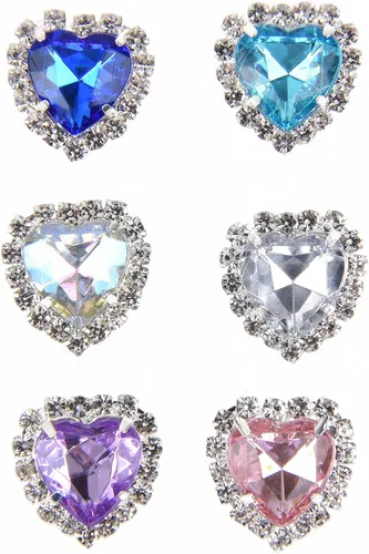 Vista 4 de UNN Bling Shoes Charms Enamel Diamond Jewelry Shoe Decoration with Chains Accessories for Girls Women