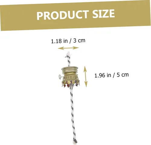 Vista 2 de Uonlytech Cabeza de lámpara DIY Base de lámpara de queroseno Soporte de lámpara de luz de aceite Soporte de lámpara de aceite Soporte de lámpara