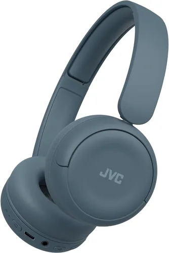 Vista 11 de JVC Auriculares inalámbricos con vida útil de batería de 50H, almohadillas suaves, diseño plegable, Bluetooth 5.3, conexión multipunto, aplicación