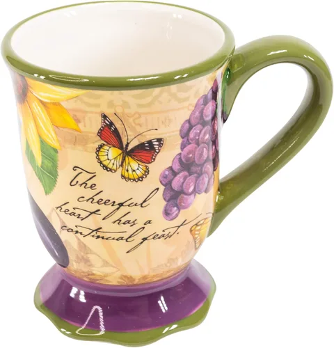 Vista 4 de Divinity Boutique 22188 Tazas de cerámica en caja, 1 unidad (paquete de 1), Gato de otoño