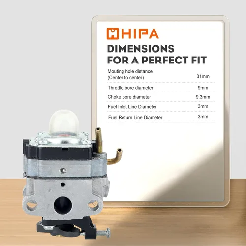 Vista 8 de Hipa S430 C430 carburador para Ryobi X430 30cc RY34441 RY34427 RY34421 RY34446 RY34007 RY34006 recortadora de cuerdas reemplazar 309370002