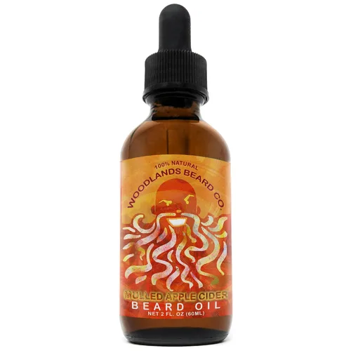 Vista 5 de Aceite para barba de sidra de manzana caliente, un aroma favorito de las vacaciones condimentado (1 oz)