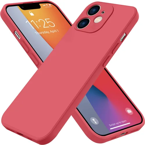 Vista 16 de Funda para iPhone 11, funda de goma de gel de silicona líquida, no amarillenta, funda protectora de silicona multicolor, funda protectora Negro