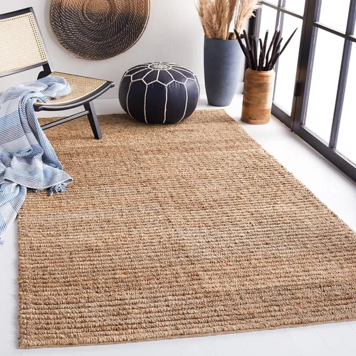 Vista 12 de SAFAVIEH Alfombra de área de 2 x 3 pulgadas, colección de fibra natural, marfil, yute hecho a mano, estilo granja, pelo grueso texturizado grueso