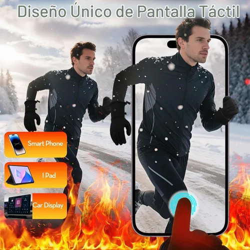 Vista 6 de Heated Gloves Liners for Men Women Rechargeable Electric Gloves