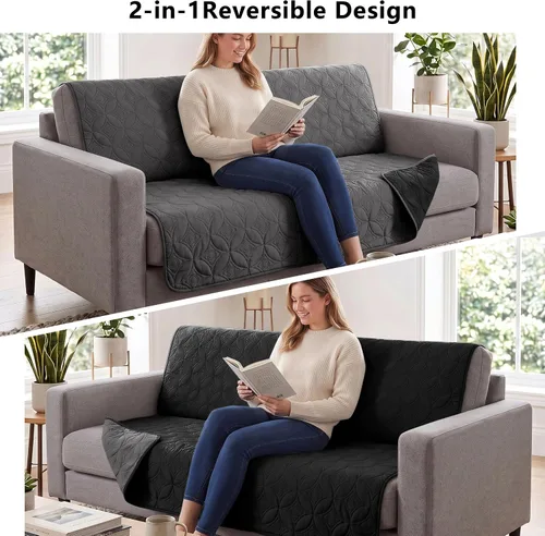 Vista 4 de Manta impermeable para perro, 30 x 30 pulgadas, fundas de sofá para mascotas pequeñas para sofá, silla, cama, protector de muebles de perros