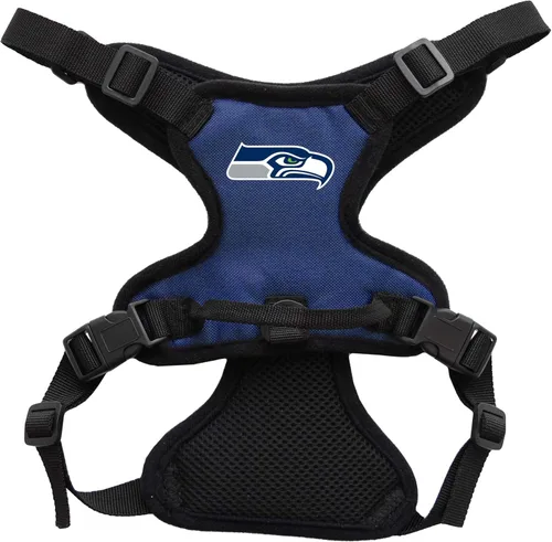 Vista 8 de Littlearth NFL Las Vegas Raiders Pet Front Clip Harness, Team Color, Small