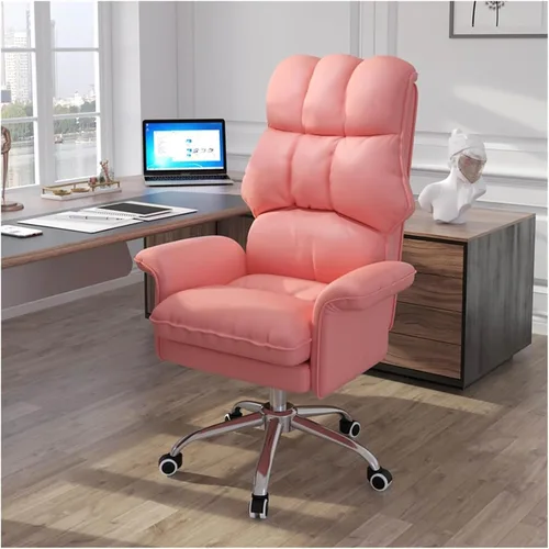 Vista 9 de Swivel Office Chair with Footrest, Executive High Back Reclinable PU Leather Computer Desk Comfortable Lift Gaming Chair for Home and Office