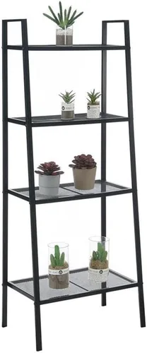 Vista 4 de Convenience Concepts Designs2Go - Soporte de metal para plantas de 4 niveles, color negro