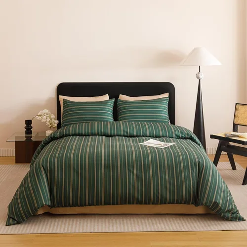Vista 20 de Luxlovery Juego de edredón con diseño marmoleado blanco y negro, edredón moderno y acogedor, diseño abstracto, para hombres, adolescentes y niños