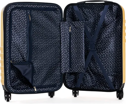 Vista 7 de Ben Sherman Derby Hereford Sunderland Spinner - Equipaje vertical de viaje, Mostaza, Maleta vertical de viaje giratorio