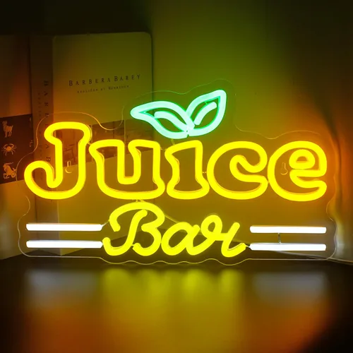 Vista 9 de Looklight Letrero de neón para barbería, señal de poste de barbero con LED, luces de neón para decoración de pared, señal de neón para estación