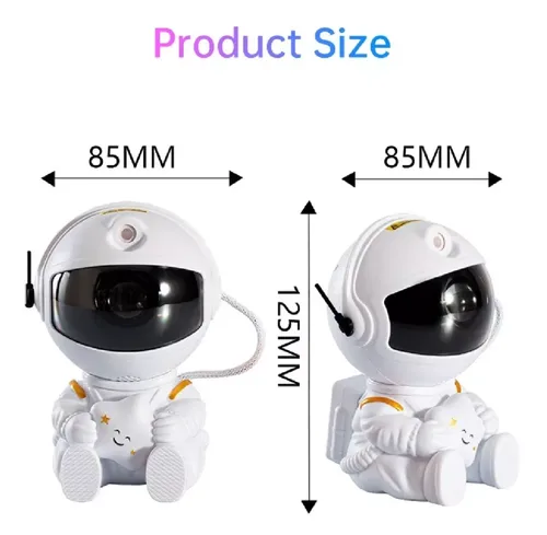 Vista 4 de Proyector astronauta galaxia