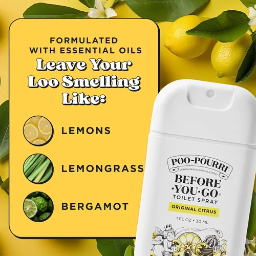 Vista 7 de Poo-Pourri Before-You-Go - Aerosol para inodoro de bolsillo, cítricos