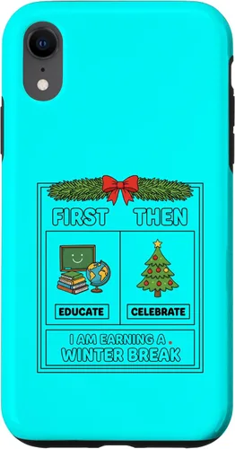 Vista 25 de Literary Teacher First Then Educate Celebrate I Am Earning Case for iPhone 17