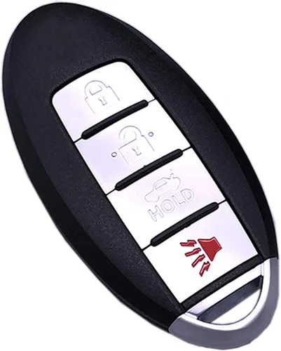 Vista 5 de Funda para llavero inteligente con control remoto para Nissan Altima Maxima Murano Infiniti KR55WK48903 Reemplazo sin llave para llavero