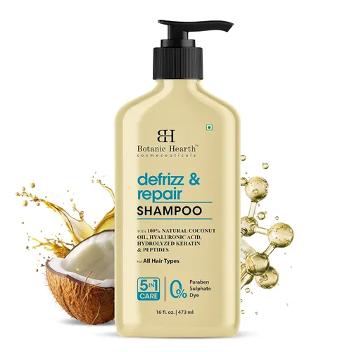 Vista 12 de Botanic Hearth Champú de Aloe Vera Infundido con Bergamota y Proteína Vegana Champú Clarificante para Hidratar, Suavizar y Fortalecer el Cabello