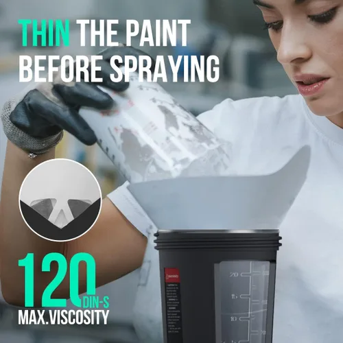 Vista 4 de Litheli - Pulverizador de pintura inalámbrico con potente motor sin escobillas, pulverizadores de pintura de batería de 20V 2.0Ah con 4 boquillas