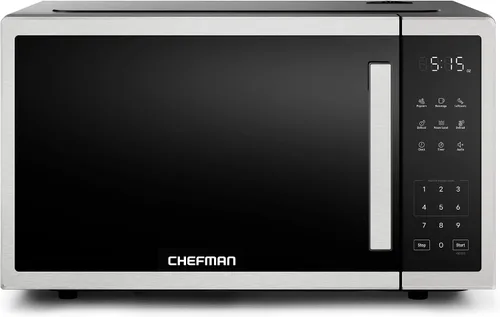 Vista 11 de Chefman Horno microondas compacto de 0.7 pies cúbicos, 700 W con 10 niveles de potencia, 3 ajustes preestablecidos de cocción con cocción expresa