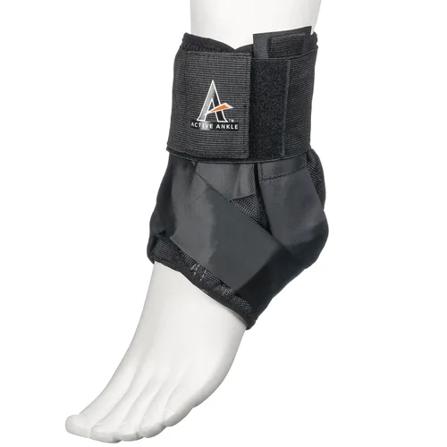 Vista 11 de Tobillera AS1 Pro con cordones, estabiliza el tobillo y brinda protección y soporte de esguinces. Ideal para usar en volleyball, rugby y basketball.