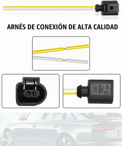 Vista 4 de Válvula solenoide de control de calefacción y kit de enchufe compatible con Audi A1 A3 A4 A5 A6 A7 A8 Q2 Q3 Q5 Q7 Q8 RS6 RS7 VW CC Golf Passat Polo
