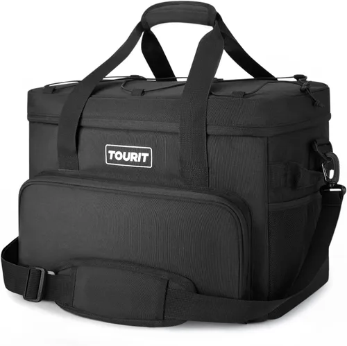 Vista 15 de TOURIT Bolsa de enfriador suave pequeña aislada, bolsa de enfriador de almuerzo de 24/35/46 latas, caja de hielo, enfriadores portátiles y a prueba