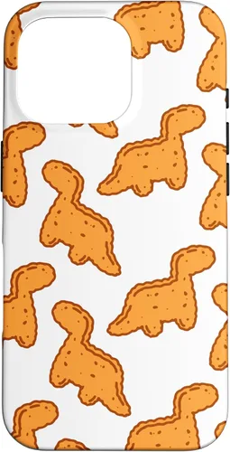 Vista 20 de Cute Dino T-Rex Chicken Nugget Funny Tyrannosaurus Case para iPhone 17