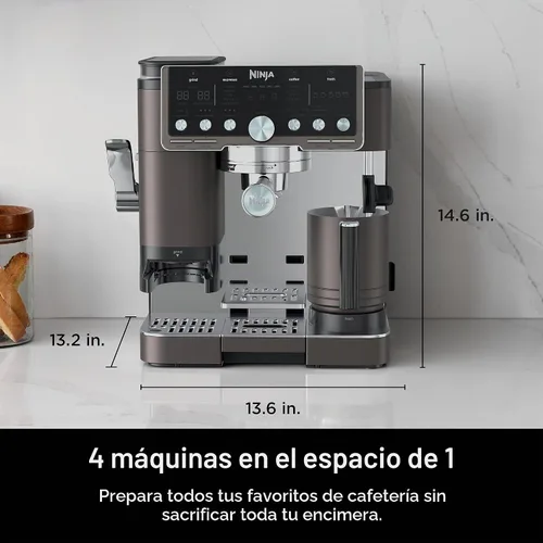 Vista 11 de Ninja Luxe Café Pro Series, Espresso, Cold Brew, Hot Water, ES701BR