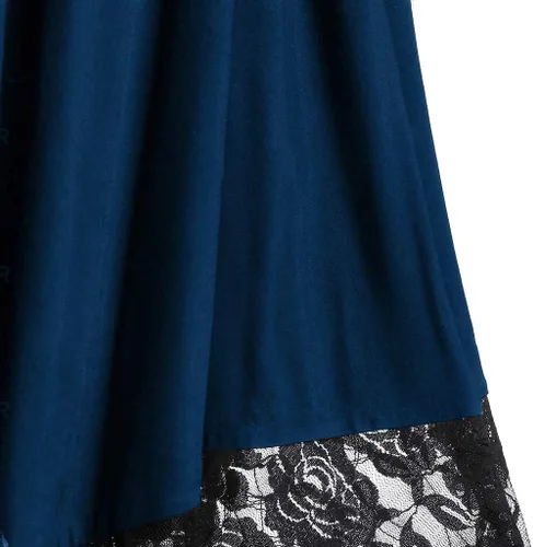 Vista 3 de ZEFOTIM Disfraz medieval para mujer, hombros descubiertos, mangas de murciélago, corsé con volantes, vestido de tubo gótico Cosplay 716