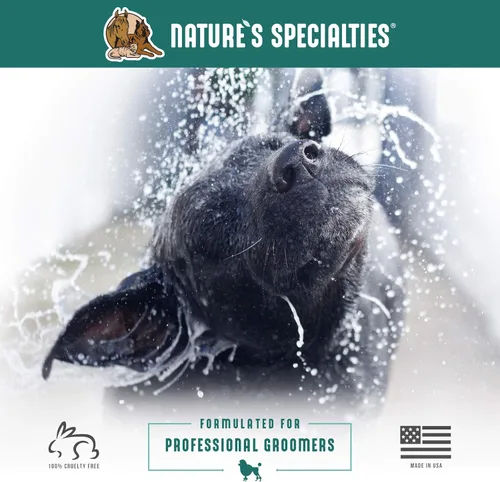 Vista 6 de Nature's Specialties Berry Gentle Ultra Concentrado Face and Body Wash para mascotas, hace hasta 16 galones, elección natural para peluqueros