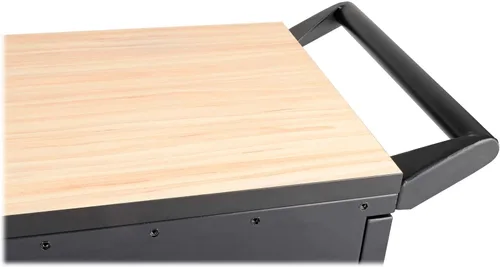 Vista 9 de Tripp Lite Estación de almacenamiento de carrito de carga móvil de CA de 21 puertos para Chromebooks, iPads, portátiles, tabletas, negro (CSC21AC)