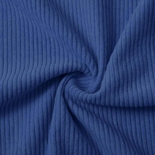 Vista 6 de Sudadera polo de pana para hombre, manga larga, rasgada, texturizada, suéter Vinatge con parches y botones