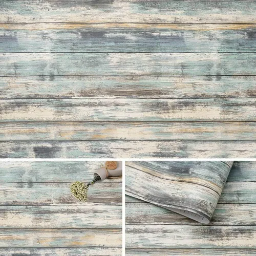 Vista 15 de Arthome - Papel de contacto de madera rústica autoadhesivo, decorativo, para armarios, encimera, pared, fácil de limpiar, extraíble, de grano