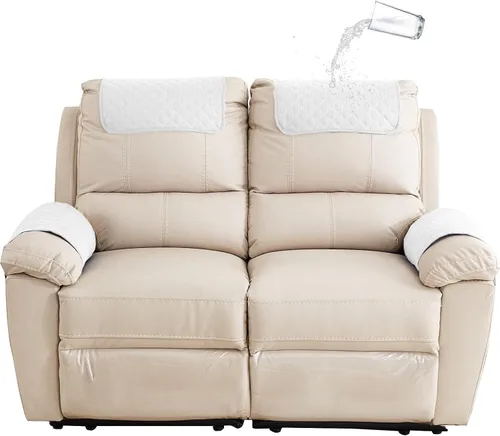 Vista 27 de XMAYODS Funda impermeable para sillón con reposabrazos, fundas antideslizantes para sofá y reposacabezas, fundas para respaldo, fundas para sillón