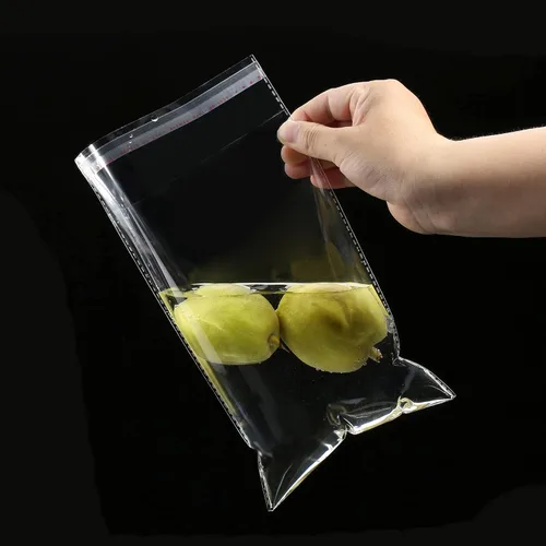 Vista 5 de Paquete de 200 bolsas de plástico de celofán de celofán de 2 x 2 pulgadas de grosor, pequeñas bolsas de plástico de celofán resellables