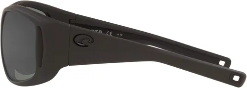 Vista 4 de Costa Del Mar Montauk - Gafas de sol rectangulares para hombre Negro 63 mm