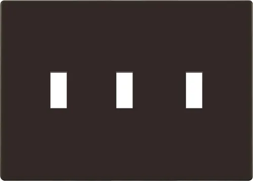 Vista 11 de ENERLITES - Placa de pared para interruptor de palanca triple sin tornillos, cubierta de interruptor de luz segura para niños, tamaño estándar de 3