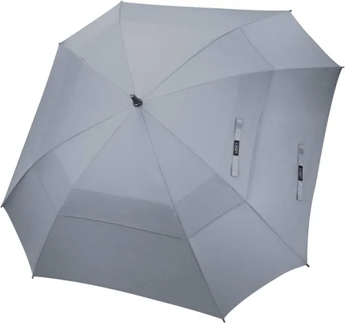 Vista 9 de G4Free Paraguas de golf extra grande de 62/68 pulgadas, cuadrado, ventilado, resistente al viento, apertura automática, doble toldo de gran
