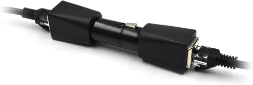 Vista 6 de (4 unidades) macho adaptador XLR de 3 pines Conector DMX a RJ45 a Ethernet, negro