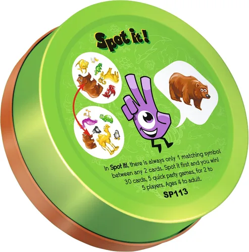 Vista 5 de Asmodee Dobble Animals Juego de cartas A partir de 4 años 2-8