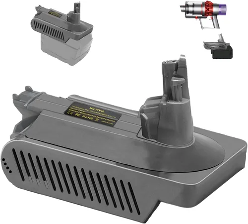 Vista 12 de Adaptador DW20V6 - Compatible con aspiradoras Dyson serie V6 y para batería de litio DeWalt 20V
