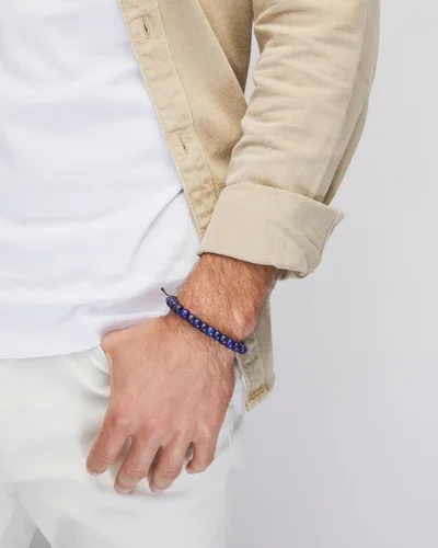 Vista 2 de Kendra Scott Pulsera de cuentas Cade para hombre, joyería fina