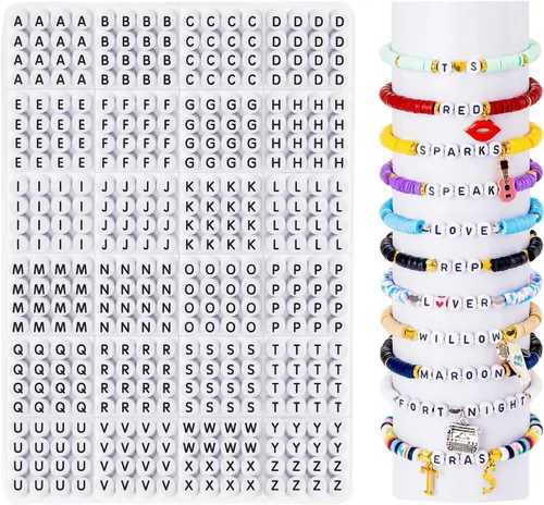 Vista 10 de Goldwise Kit de Pulsera de la Amistad 4 Cajas-13078 Piezas 72 Colores Kits para Hacer Pulseras con Arcilla, Cuentas de Semillas de Vidrio y Cuentas